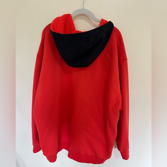 Adidas Sweatshirt, Fleece Lined, Orange, Men’s 2xl, NWOT - Picture 3 of 3